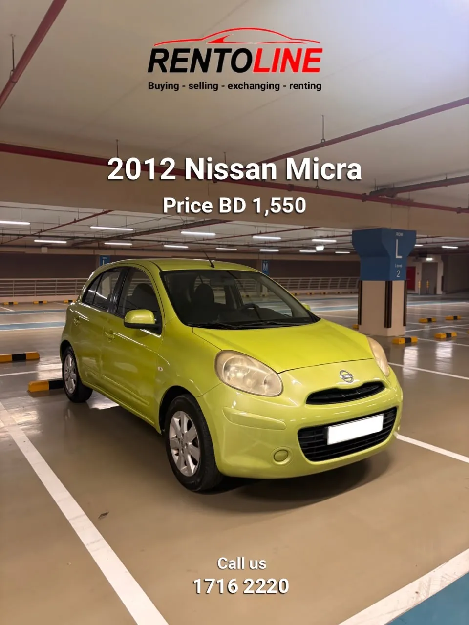 2012 Nissan Micra Mid Option